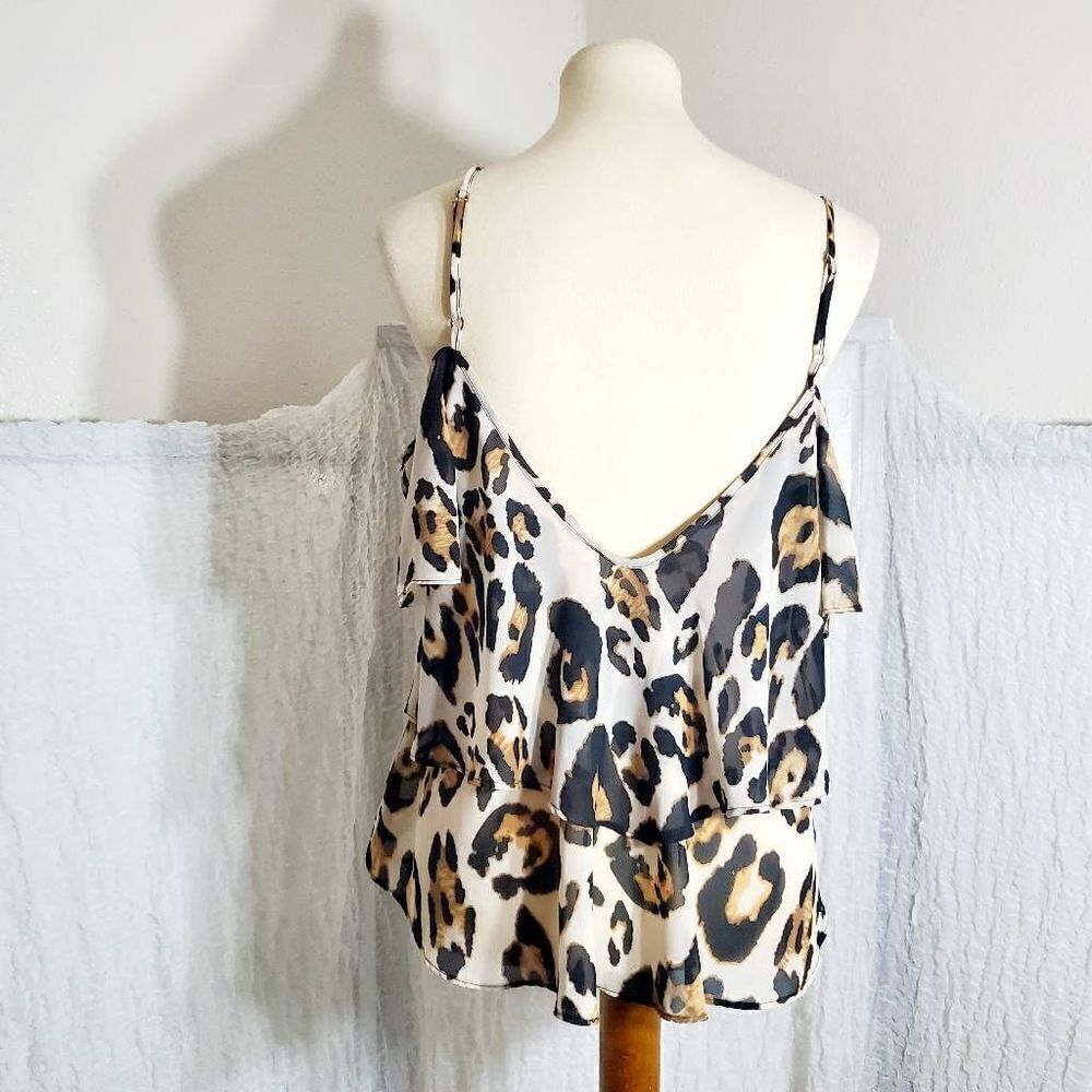 Shoe Me Your MuMu Animal Print Top Size X-Small - Picture 5 of 7